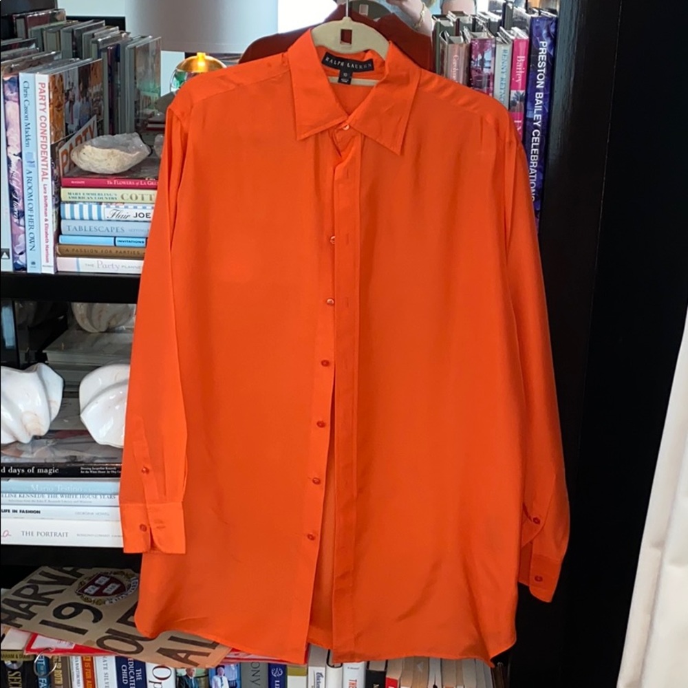 Ralph Lauren Black Label Silk Top Size 10